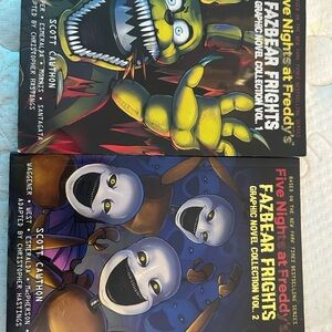 FNAF graphic novel Vol. 1&2 Fazbear frights.